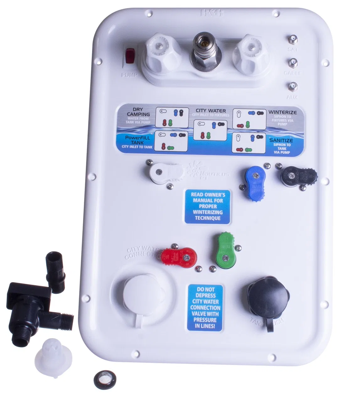 94141 – B&B MOLDERS Fresh Water Management System, Nautilus P1 Controls The Fresh Water Supply For Tanks/ Pumps/ Inle...
